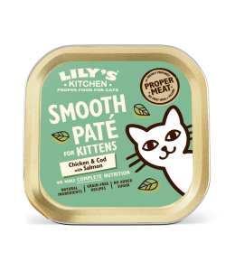 Lily's Kitchen Chicken Cod & Salmon Paté Kitten Wet Food (85g)