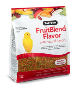 Zupreem FruitBlend Flavor for Extra Small Birds 2lb (0.91kg)