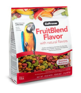 Zupreem FruitBlend Flavor Large Parrot Food 2lb (0.91kg)