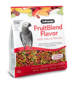 Zupreem FruitBlend Flavor Medium & Large Parrot Food 2lb (0.91kg)