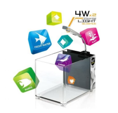 Iq7 Mini Acrylic Aquarium - Black