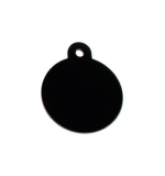 Imarc Pet Tag Circle Large Black