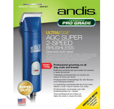 Andis AGC2 / AGCB UltraEdge Super 2-Speed Brushless Detachable Blade Clipper - Blue