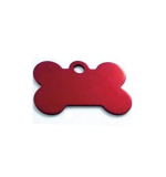 Imarc Pet Tag Bone Small Red