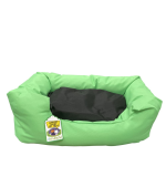 Nutrapet L-56Cm W-44Cm H-14Cm Lounger Bed Green & Black S Dog & Cat beds