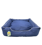 Nutrapet L-84Cm W-74Cm H-26Cm W/R Lounger Bed Navy M