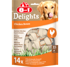 8in1 Delights Bones in Bag XS, 14 pcs, 168 g