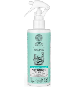 Wilda Siberica. Controlled Organic, Natural & Vegan Antistress pet spray, 250 ml