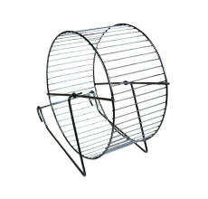 VADIGRAN Hamster wheel metal/chrome 20cm