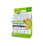 PETKIN Bamboo Travel Pack Wipes- 100 Ct