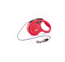 Flexi New Classic Cat XS Cord 3 m red