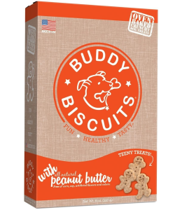 Buddy Biscuits TEENY Crunchy Treats with Peanut Butter - 8 oz.