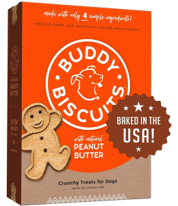 Buddy Biscuits Crunchy Treats with Peanut Butter - 16 oz.