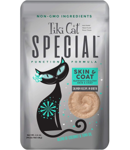 Tiki Cat Special Mousse Skin & Coat Salmon 2.4 oz. pouch