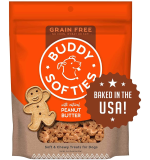Buddy Biscuits Grain Free Chewy Treats with Peanut Butter - 5 oz.