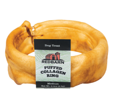 RedBarn Puffed Collagen Ring 3" Chews .3oz/8.5g