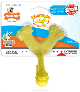 Nylabone Puppy Power Chew Axis Bone, Vanilla Regular