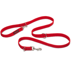 COA HALTI Double Ended Lead Red Small