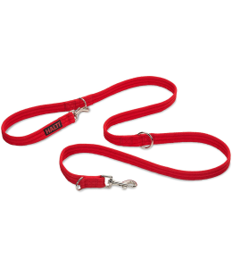 COA HALTI Double Ended Lead Red Small