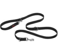 COA HALTI Double Ended Lead Black Small