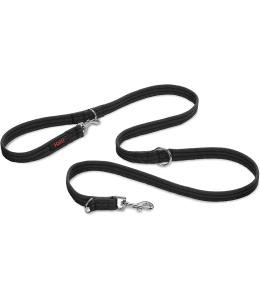 COA HALTI Double Ended Lead Black Small