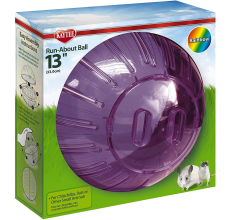 Kaytee Run-About Ball Mega Rainbow 4/13In Balls And Wheels