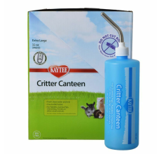 Kaytee Critter Canteen Display 6/6Mpk 32Oz Feeders And Water Bottles