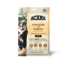Acana Homestead Harvest Chicken with Turkey Dry Cat Food - 340G
