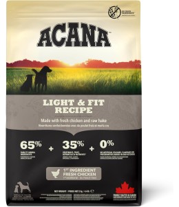 Acana Light and Fit Recipe Dry Dog Food - 2Kg