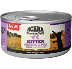 Acana Premium Chicken with Fish Pate Kitten Wet Food - 85g
