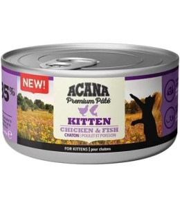 Acana Premium Chicken with Fish Pate Kitten Wet Food - 85g