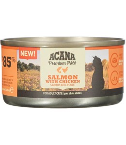Acana Premium Salmon & Chicken Pate Cat Wet Food - 85g