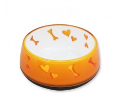 All for Paws Dog Love Bowl Orange - Large