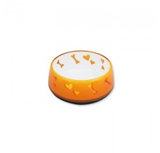 All for Paws Dog Love Bowl Orange - Small
