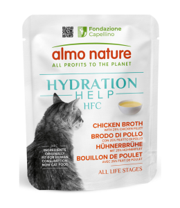 Almo Nature Hydration Help Chicken Broth with Chicken Fillet Wet food 50 g