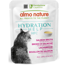 Almo Nature Hydration Help Salmon Broth with Salmon Fillet Wet food 50 g
