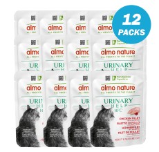 Almo Nature Urinary Help Chicken Fillet with Cranberries Wet food 50 g - Pack of 12