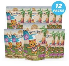 Aloha Smudges Chicken Adult Cat wet food in Gravy 85g Pouch Pack of 12