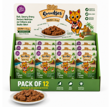 Aloha Smudges Chicken Adult Cat wet food in Gravy 85g Pouch Pack of 12