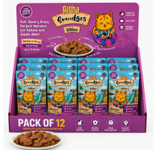 Aloha Smudges Chicken Kitten Cat wet food in Gravy 85g Pouch Pack of 12