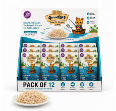 Aloha Smudges Ocean Fish & Salmon Adult Cat wet food in Jelly 85g Pouch Pack of 12