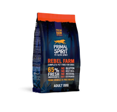 Alpha Spirit Primal 65% Rebel Farm Dog Food 12 kg