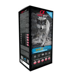 Alpha Spirit Soft Food for Adult Dogs WILD FISH - 9 kg Box (45 trays x 200g)