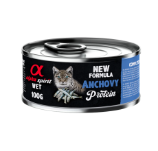 Alpha Spirit Wet Food for Cats ANCHOVY 100g