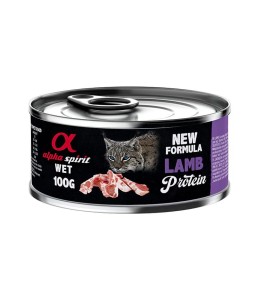 Alpha Spirit Wet Food for Cats LAMB 100g
