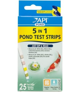 API 5in1 Pond Water Test Strips 25 count
