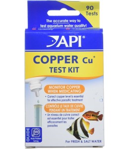 API Copper Cu+ Freshwater & Saltwater Aquarium Test Kit, 90 count