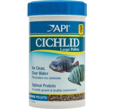 API Large Pellets Cichlid Fish Food 7.1 oz