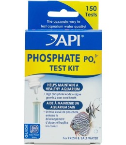API Phosphate Po4 Freshwater & Saltwater Aquarium Test Kit, 150 Count