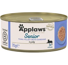 Applaws Cat Senior Tuna with Sardines Tin 70g